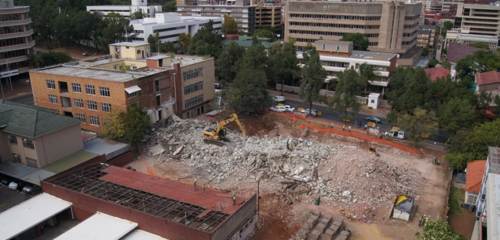 Agrivaal Foods Demolition After