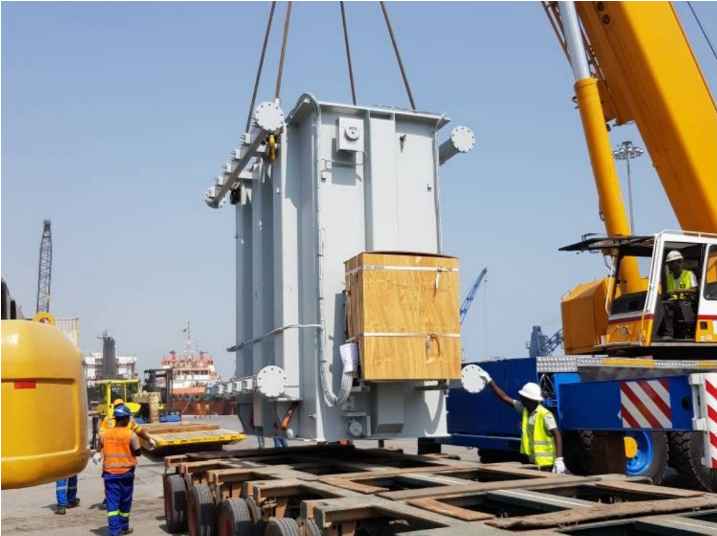 Subika Underground Infrastructure Transformer 1 held by the workers